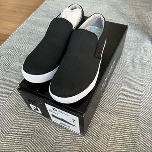Footjoy womens retro slip ons